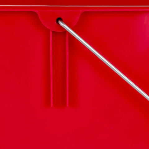 Ведро УНИВЕРСАЛЬНОЕ 25 л, КРАСНОЕ, подходит для уборочных тележек, уборки, хранения, пластик, 609755, 25EC/5 - МСК «Форвард»