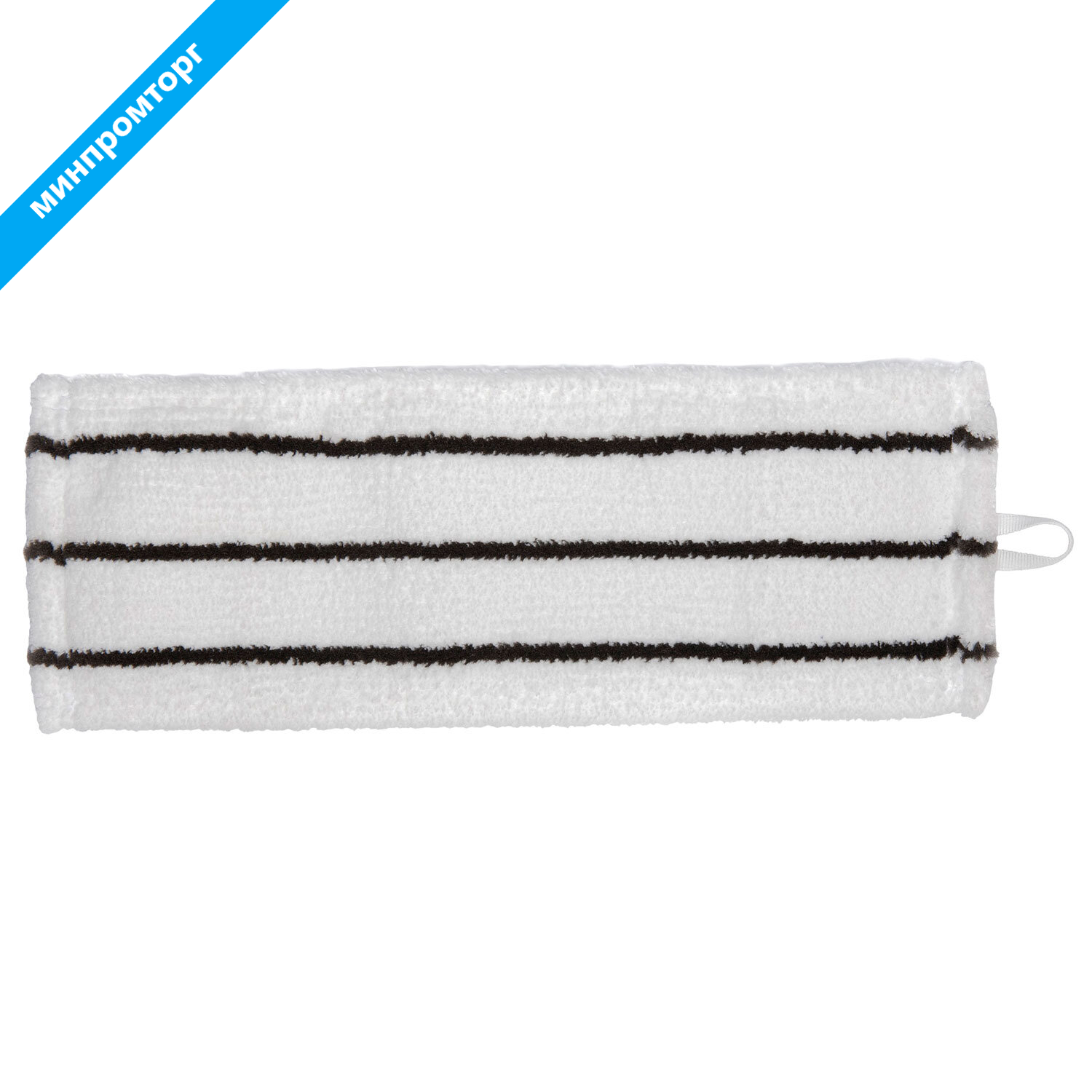 Насадка МОП плоская для швабры/держателя 40см, уши/карманы (ТИП У/К), микрофибра/скраб, LAIMA EXPERT 605313