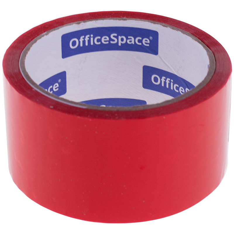 Клейкая лента упаковочная OfficeSpace, 48мм*40м, 45мкм, красная, ШК КЛ_6288 212005