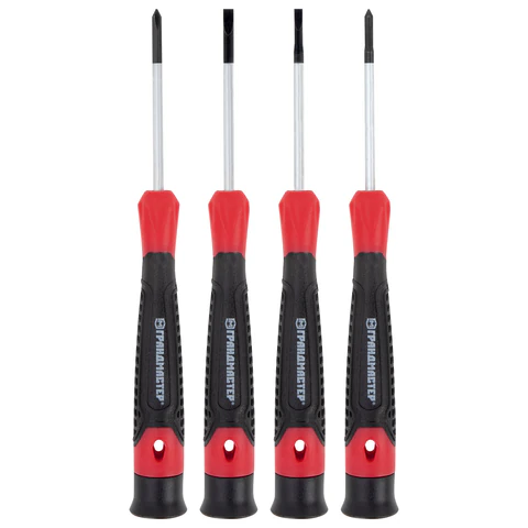 Набор отверток для точных работ SL/PH, 4 шт., CrV, двухкомпонентные рукоятки, ГРАНДМАСТЕР, 671329 - МСК «Форвард»