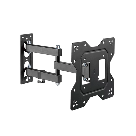 Кронштейн-крепление для ТВ настенный, до 30 кг, VESA 100х100-200х200, 23"-43", черный, SONNEN, 455947