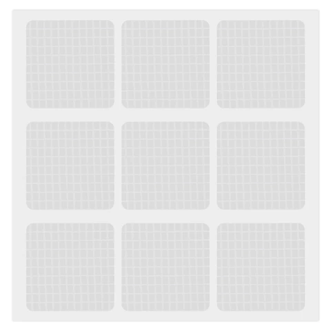 Клеевые квадраты двусторонние, 22х22 мм, акриловая основа, 36 шт., BRAUBERG, 608777 - МСК «Форвард»