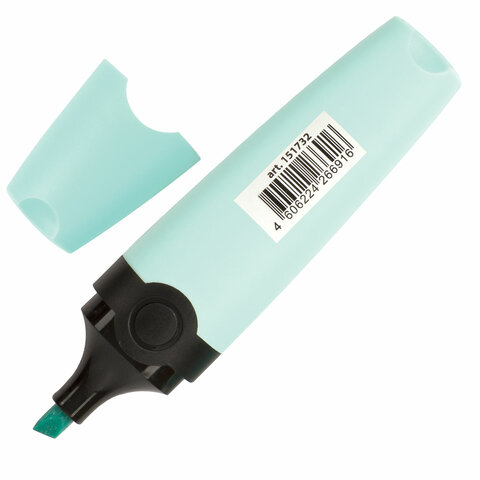 Текстовыделитель BRAUBERG "DELTA PASTEL", БИРЮЗОВЫЙ, линия 1-5 мм, 151732 - МСК «Форвард»