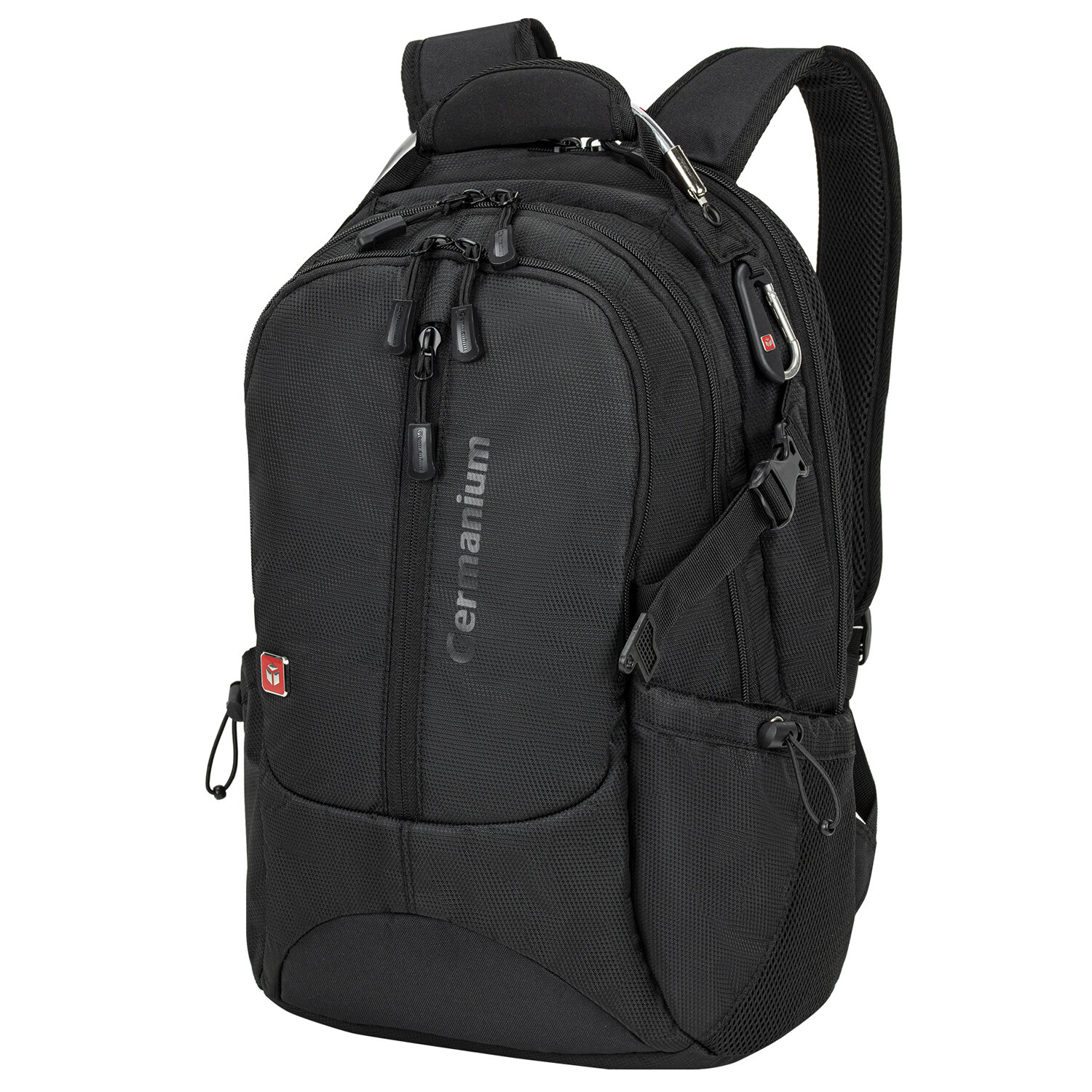 Рюкзак GERMANIUM "S-02"  универсальный, с отд. для ноутбука, усил.ручка, черный, 47х31х16 см, 226948