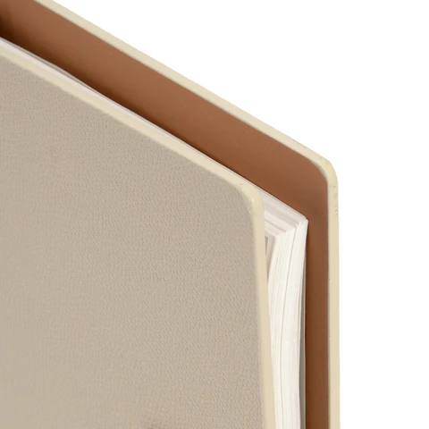 Ежедневник на кольцах в наборе с ручкой А5, 165x229 мм, BRAUBERG "Lux", под кожу, 100 листов, бежевый, 116859 - МСК «Форвард»