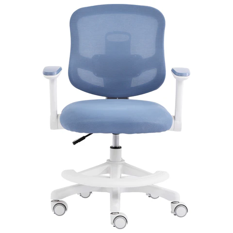 Кресло детское с подставкой для ног BRABIX KIDS "MG-215", сетка/ткань TW, голубое, 533312 под заказ 8 дней - МСК «Форвард»