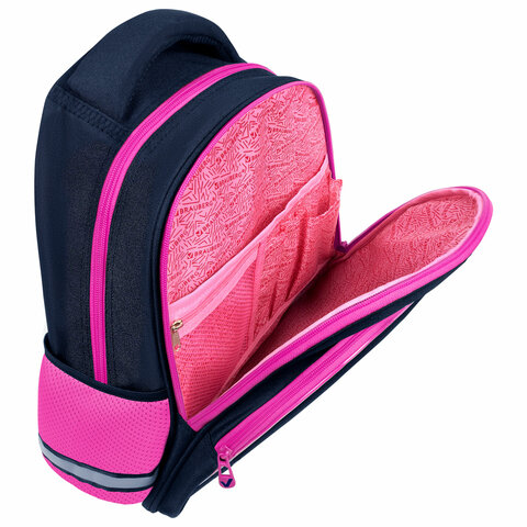 Рюкзак BRAUBERG OPTIMA, 2 отделения, с брелоком, "Tiny beauty", 36х27х18 см, 273155 - МСК «Форвард»