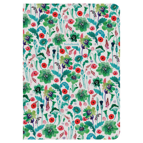 Тетрадь-скетчбук B5 (179х250мм) 60л сшивка SoftTouch, 70г/м, ЯГОДЫ, BRAUBERG, 403831