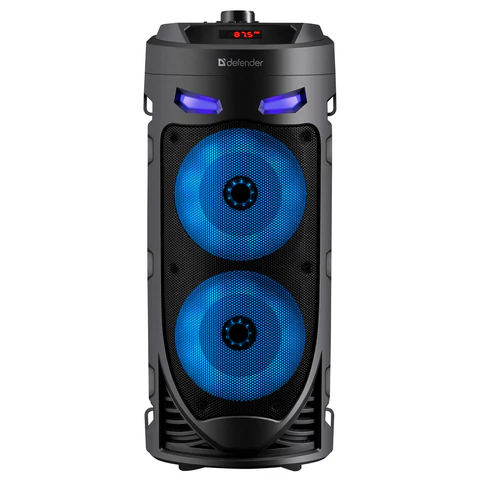 Колонка портативная DEFENDER Crashboom, 16 Вт, 1800 мАч, Bluetooth, FM, Type-C, черная, 65085 514045