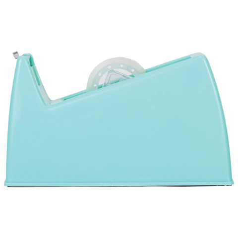 Диспенсер для клейкой ленты шириной до 26 мм, МЯТНЫЙ (лента в подарок!), утяжеленный большой, BRAUBERG, 701461 - МСК «Форвард»