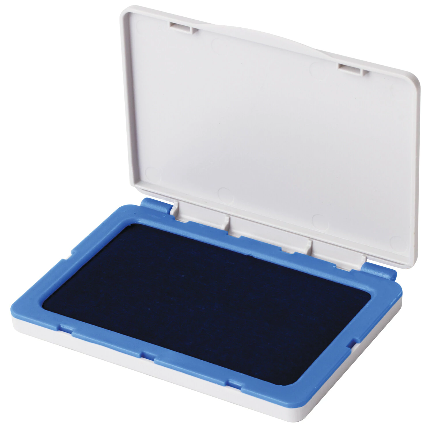 Штемпельная подушка BRAUBERG, 100*80 мм (рабочая поверхность 90*50 мм), синяя краска, 236867