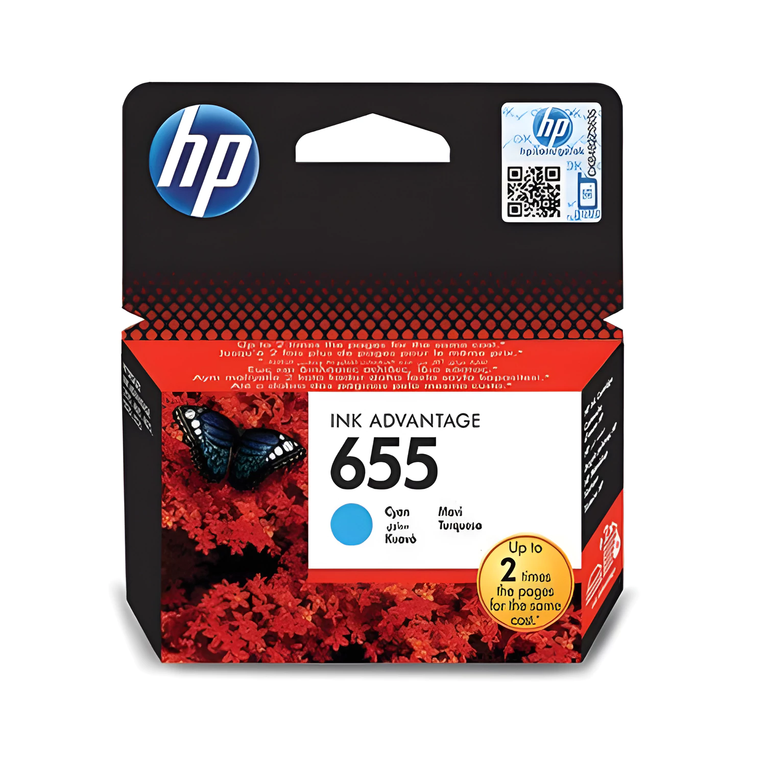 Картридж струйный HP (CZ110AE) Deskjet Ink Advantage 3525/5525/ 4515/4525 №655, голубой,оригинальный 361010 под заказ 8 дней