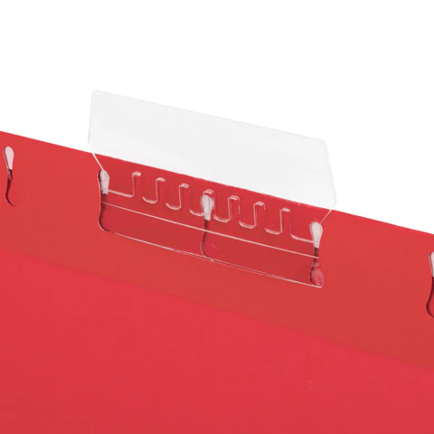 Подвесные папки А4 (350х240 мм) до 80 л., КОМПЛЕКТ 10 шт., красные, картон, STAFF, 270931 - МСК «Форвард»