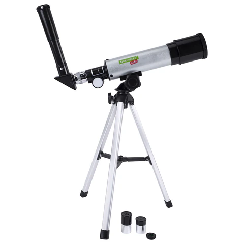 Телескоп рефрактор астрономический настольный, увеличение 90х, объектив 50 мм, фокус 360 мм, видоискатель, 50360, BRAUBERG KIDS, 391396 - МСК «Форвард»