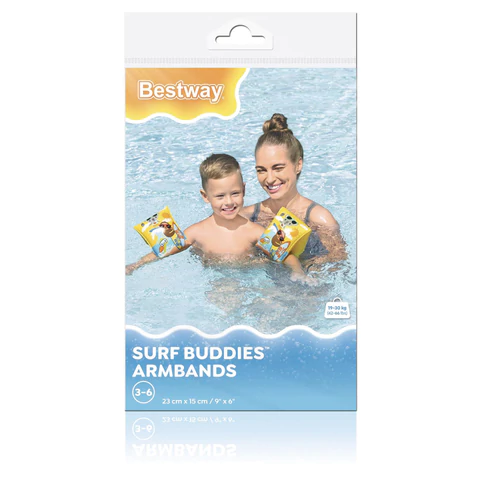 Нарукавники для плавания "Серфинг" 23х15 см, 3-6 лет, АССОРТИ, BESTWAY, 32042 680101 - МСК «Форвард»