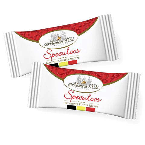 Печенье бельгийское MAISON D'OR "Speculoos", 50 штук в индивидуальной упаковке, 300 г, 17277-3 622636 - МСК «Форвард»