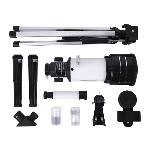 Телескоп рефрактор астрономический настольный, увеличение 150х, объектив 70 мм, фокус 300 мм, видоискатель, BRAUBERG KIDS 70300, 391397 - МСК «Форвард»