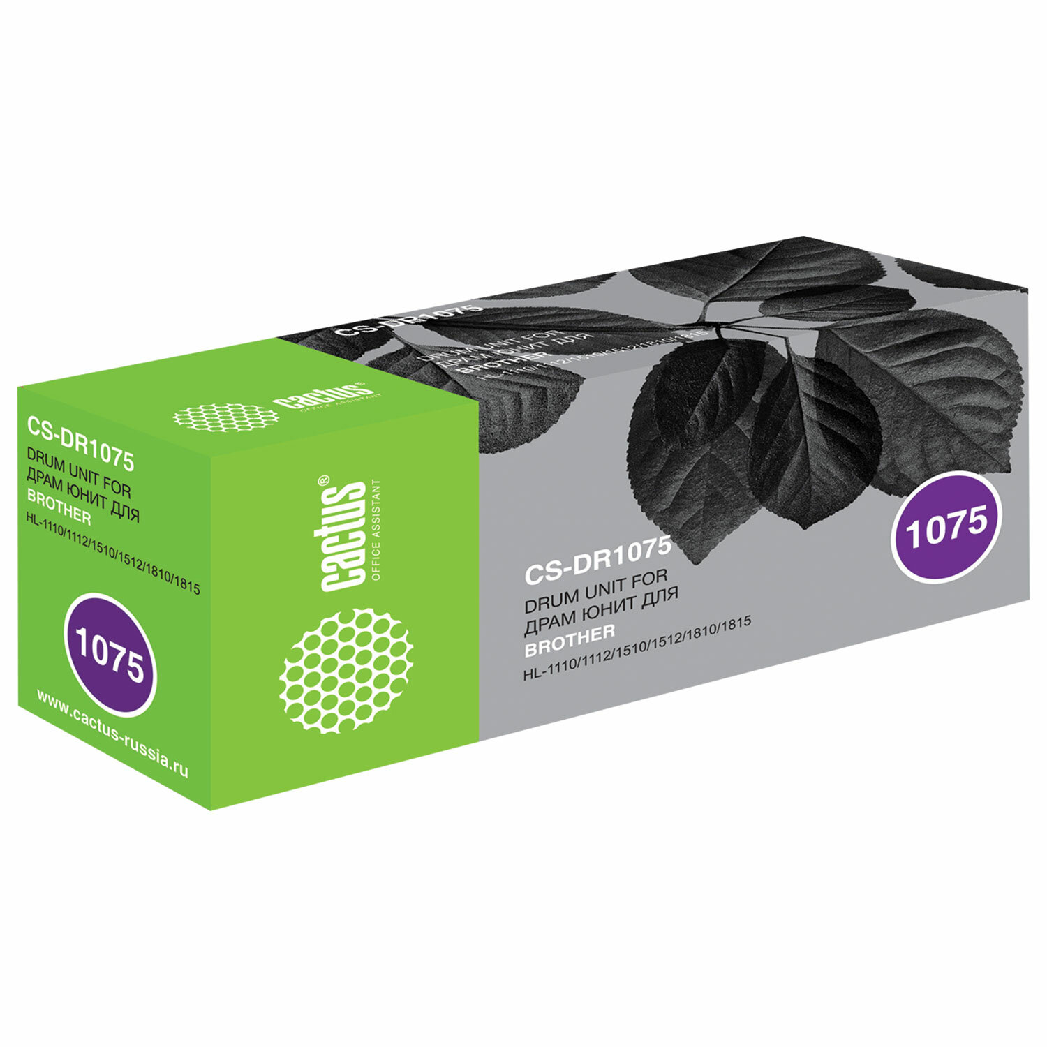 Фотобарабан CACTUS (CS-DR1075) для Brother HL-1110/1112/1510/1512/1810/1815, ресурс 10000 стр. 363673