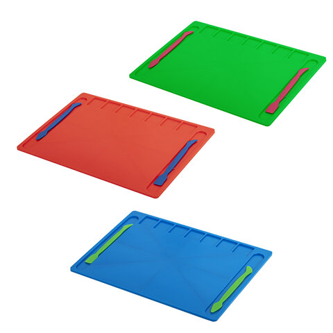 Доска для лепки А4, 280х200 мм, ПЧЕЛКА, ассорти, 2 стека, ДЛ-02  221467