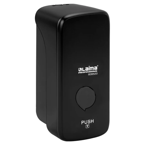 Дозатор для жидкого мыла-пены LAIMA PROFESSIONAL PREMIUM BLACK, НАЛИВНОЙ, 1 л, черный, ABS-пластик, 609520 - МСК «Форвард»