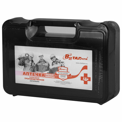 Аптечка первой помощи производственная ВИТАЛФАРМ, до 30 человек, футляр полистирол, ВИТ00010188 631325