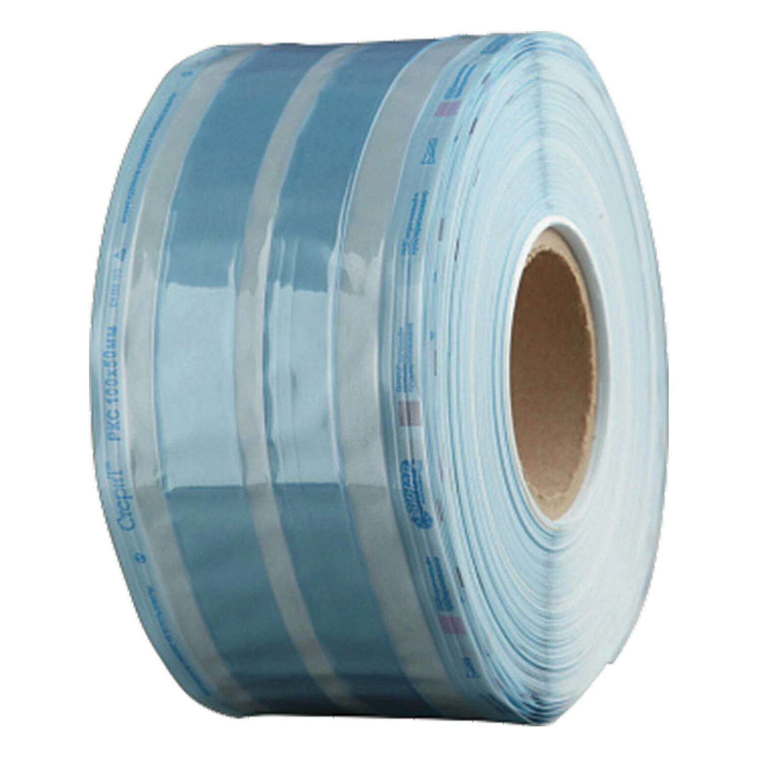 Рулон комбинированный со складкой ВИНАР СТЕРИТ, для ПАР/ГАЗ стерилизации, 150ммх50ммх100м, 630454