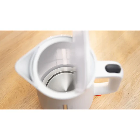 Чайник BOSCH TWK3M121, 1,7 л, 2400 Вт, закрытый нагревательный элемент, пластик, белый 458594 - МСК «Форвард»