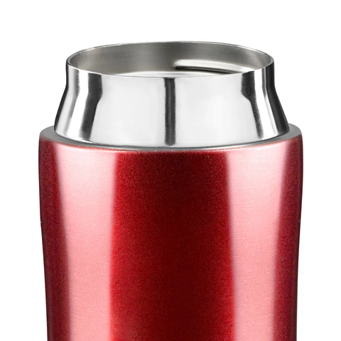 Термокружка 470 мл из нержавеющей стали SUS304, взрывной тёмно-красный металлик, LAIMA, 608822 - МСК «Форвард»
