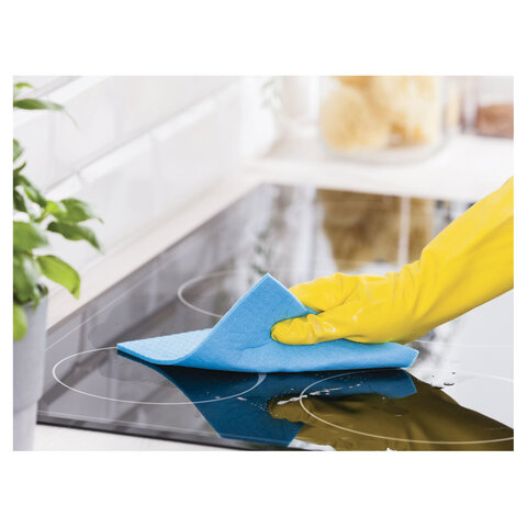 Салфетки ЦЕЛЛЮЛОЗНЫЕ (губчатые), 15,5х17,5 см, КОМПЛЕКТ 3 шт., СУПЕР впитываемость, YORK, 24010 608408 - МСК «Форвард»