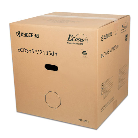 МФУ лазерное KYOCERA M2135dn (принтер, сканер, копир), А4, 35 стр./мин., 20000 стр./мес., ДУПЛЕКС, АПД, с/к (без кабеля USB), 1102S03NL0 353714 - МСК «Форвард»