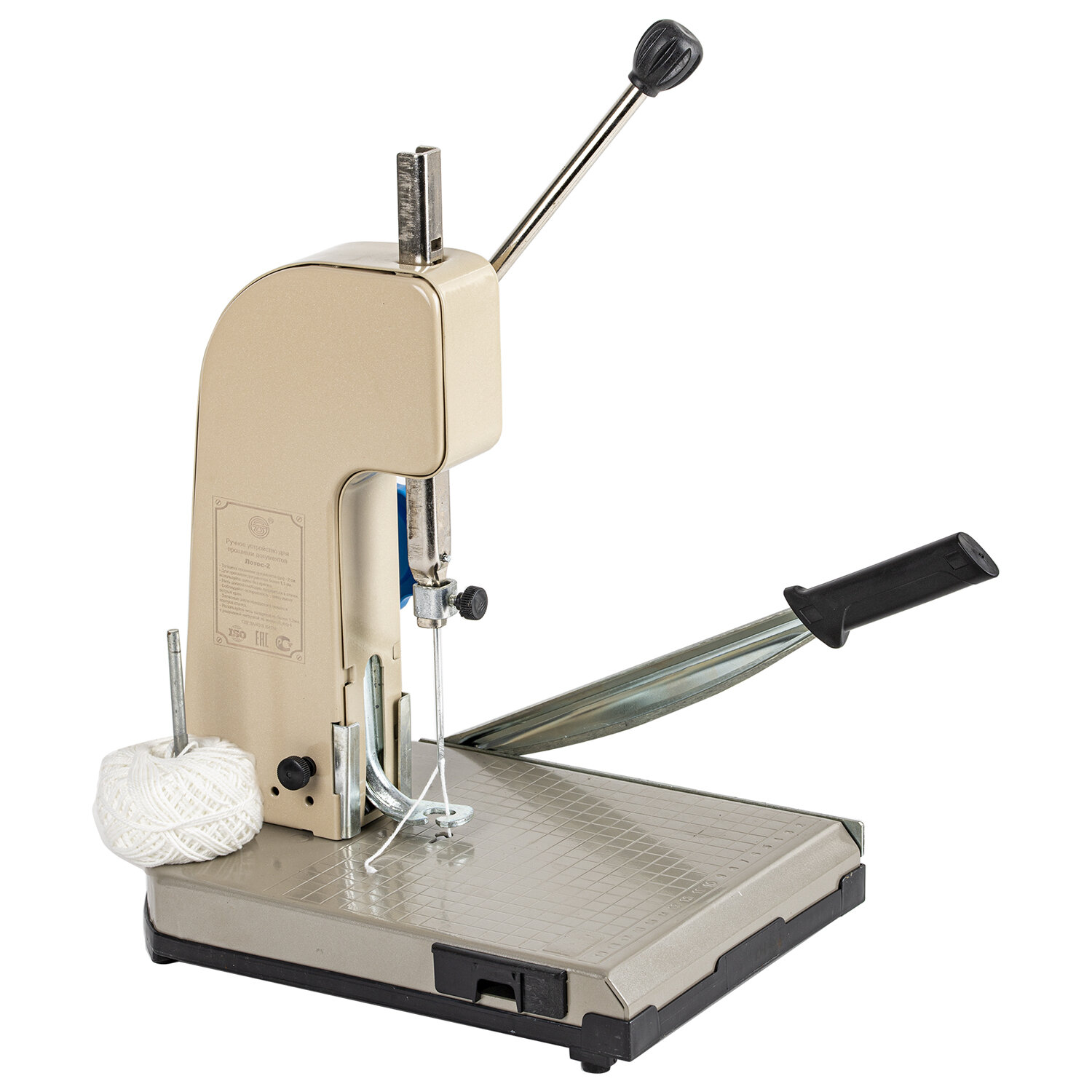 Станок для архивного переплета ЛОТОС-2, ручная прошивка, сшивка до 20 мм (150л.), 531084 ЛОТОС-2