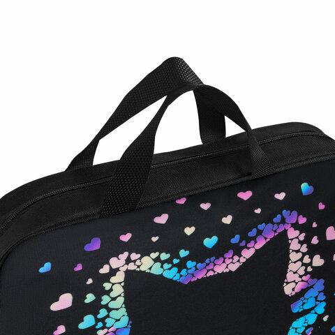 Папка на молнии с ручками BRAUBERG А4, 1 отделение, полиэстер, 80 мм, "Pretty face", 273307 - МСК «Форвард»