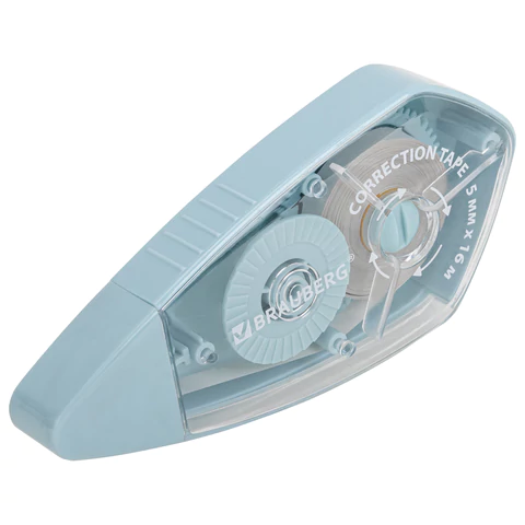 Корректирующая лента BRAUBERG REWIND, 5 мм х 16 м, ВЫГОДНАЯ УПАКОВКА 3 штуки в блистере, механизм перемотки, 272491 - МСК «Форвард»