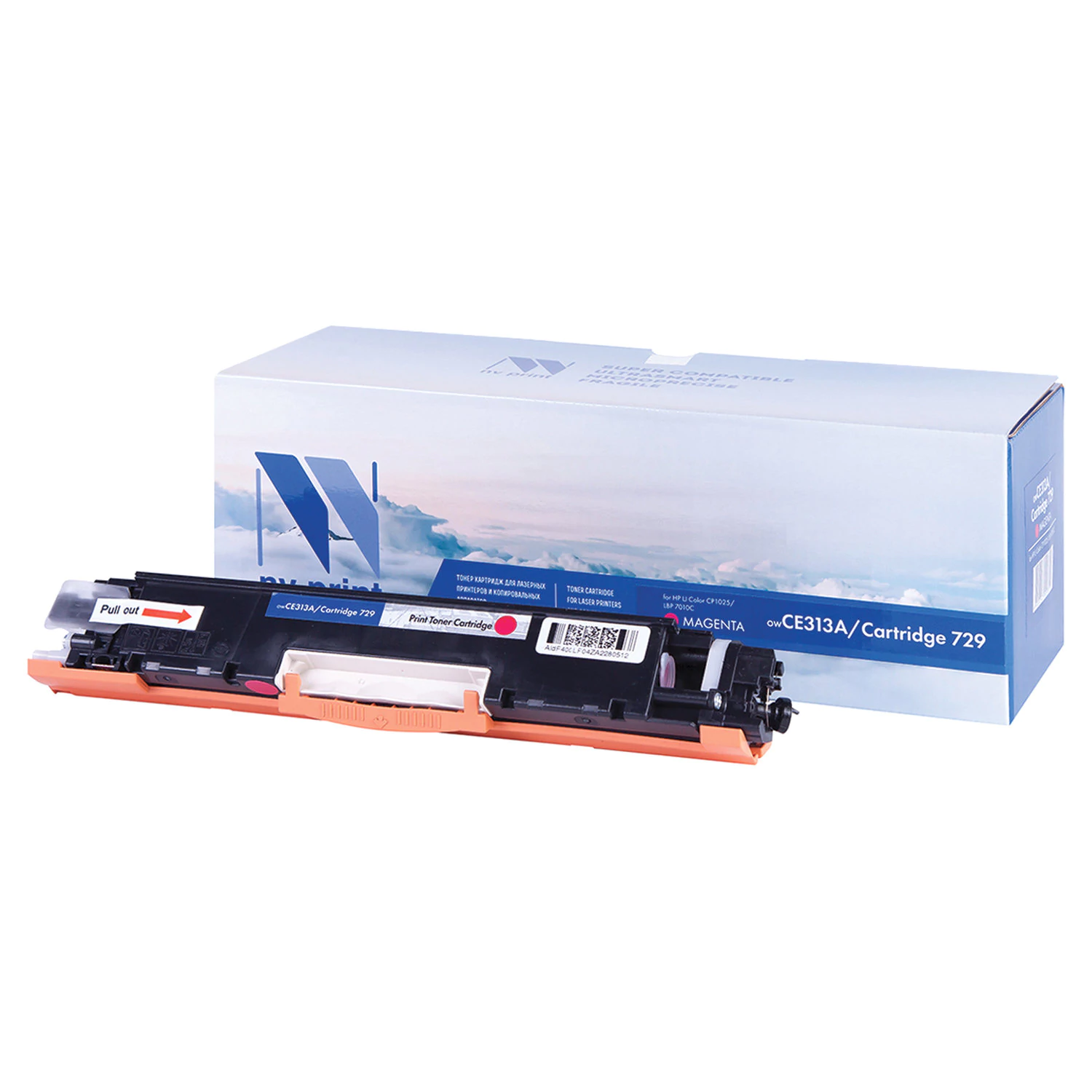 Картридж лазерный NV PRINT (NV-CE313A/729M) для HP M175nw/CP1025nw/CANON LBP7010C, пурп, рес. 1000 с 363397 ПОД ЗАКАЗ 8 ДНЕЙ