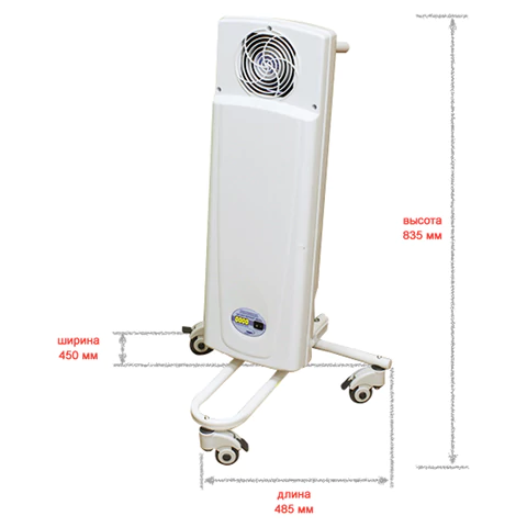 Рециркулятор БАКТЕРИЦИДНЫЙ ДЕЗАР-КРОНТ-801п, УФ-лампа 1х25 Вт, 80 м3/час, Дезар-801п 631172 ЧЕСТНЫЙ ЗНАК! - МСК «Форвард»