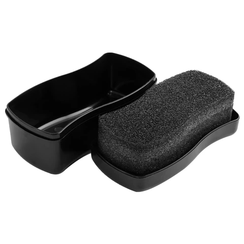 Губка-волна для обуви из гладкой кожи ЧЕРНАЯ, большой размер, SHEGRA (ШЕГРА), 700774 - МСК «Форвард»