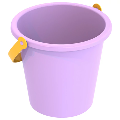 Ведро детское непрозрачное, пластиковое, 16,5x16,5x15 см, НОРДПЛАСТ, 109/1 666431 - МСК «Форвард»