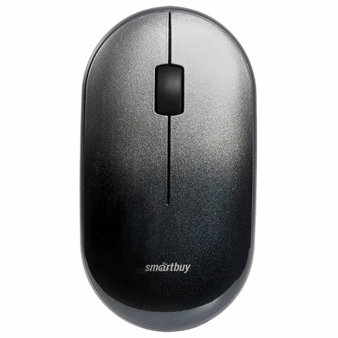 Мышь беспроводная бесшумная SMARTBUY 266AG-K, USB, 2 кнопки + 1 колесо, оптическая, черная, SBM-266AG-K 514185