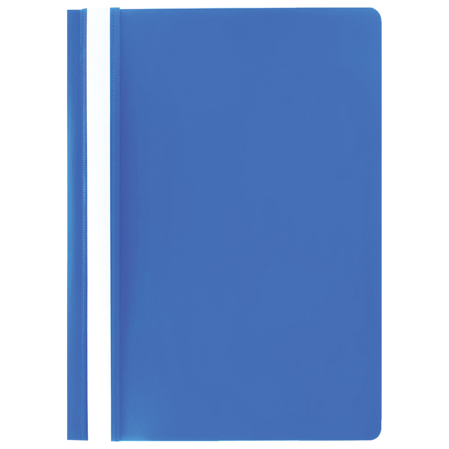 Скоросшиватель пластиковый STAFF, А4, 100/120 мкм, голубой, 229236