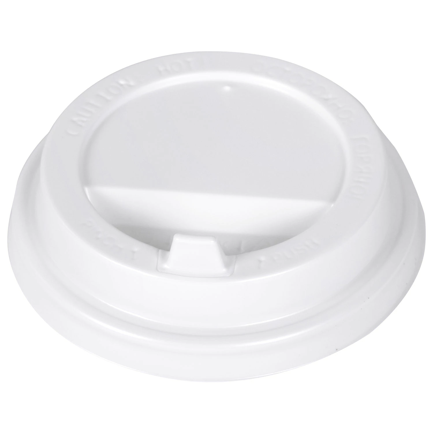 Крышка для стакана 200-250мл диаметр 80мм 100 штук с клапаном-носиком белая, СКАНДИПАКК, 8027 774080 602310