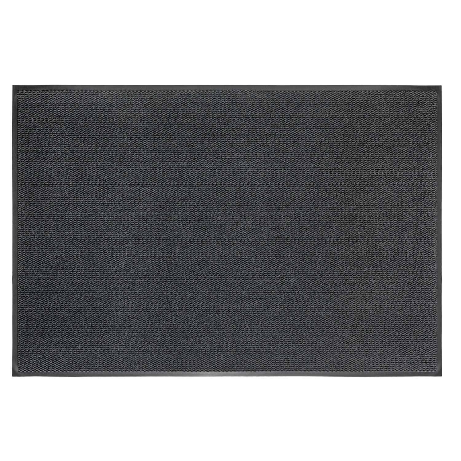 Коврик входной ИЗНОСОСТОЙКИЙ влаговпитывающий 90х150см толщина 8мм ТАФТИНГ серый LAIMA EXPERT 606889