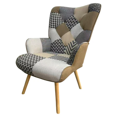 Кресло BRABIX "Soft LC-305", ткань, пэчворк (лоскутное), 533148