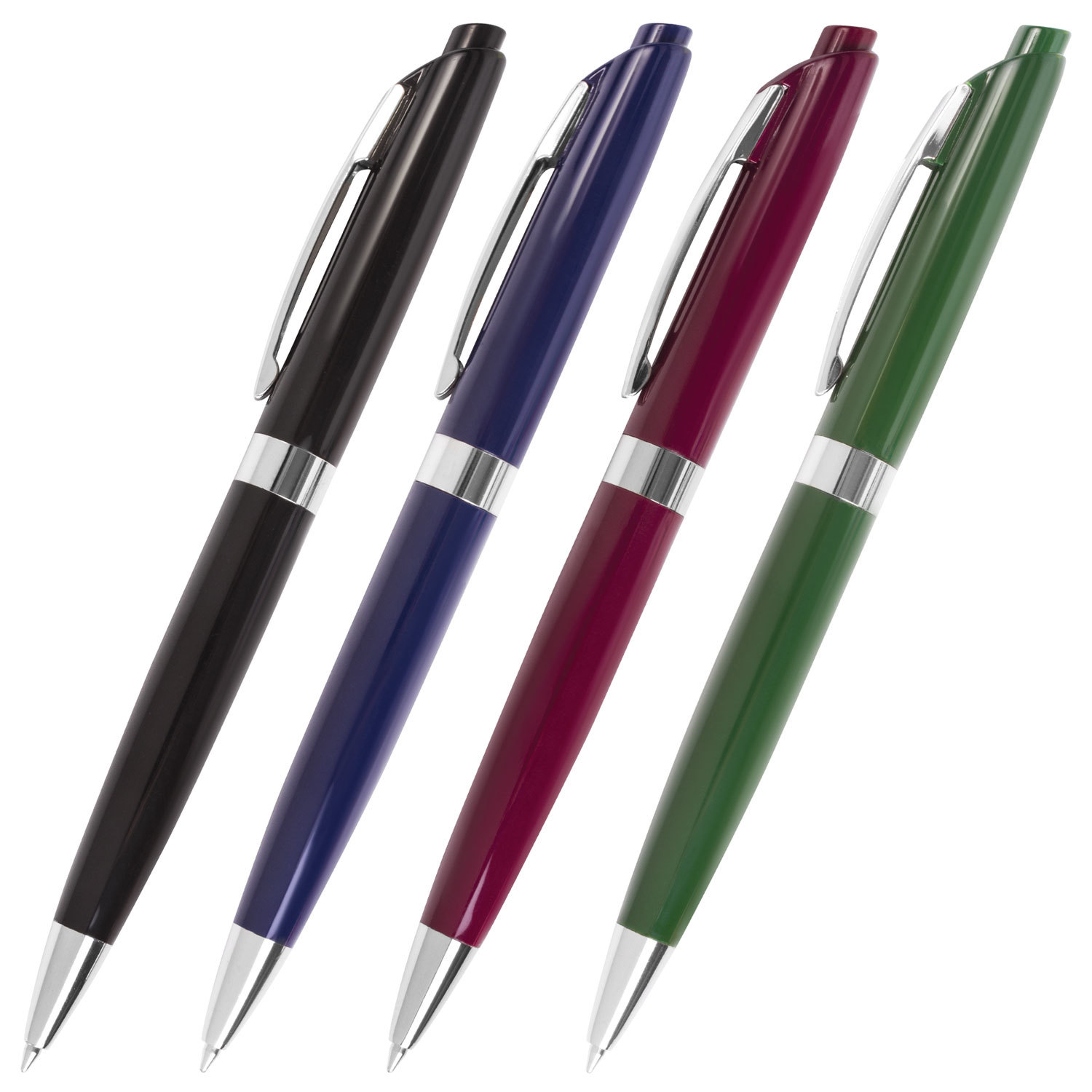 Ручка шариковая автомат. BRAUBERG Diplomat, СИНЯЯ, корпус ассорти, узел 0,7мм, линия 0,35мм, 141007