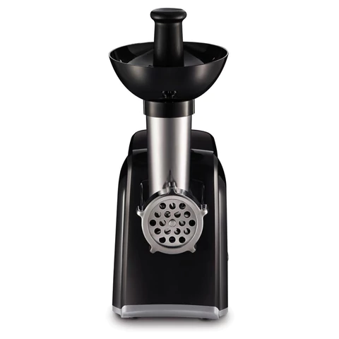 Мясорубка MOULINEX ME105830, 1400 Вт, производительность 1,7 кг/мин, 2 насадки, реверс, пластик, черная, 1510001079 456479 - МСК «Форвард»