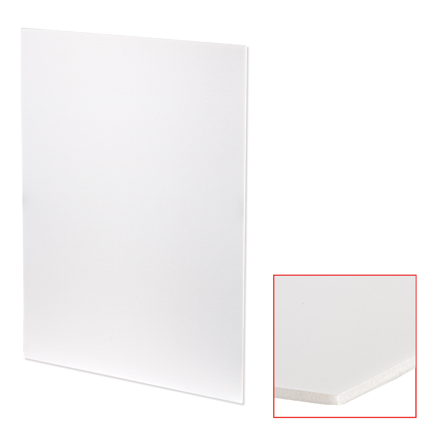 Пенокартон матовый, 50*70 см, толщина 3 мм, белый, КОМПЛЕКТ 5 листов, BRAUBERG, 112470