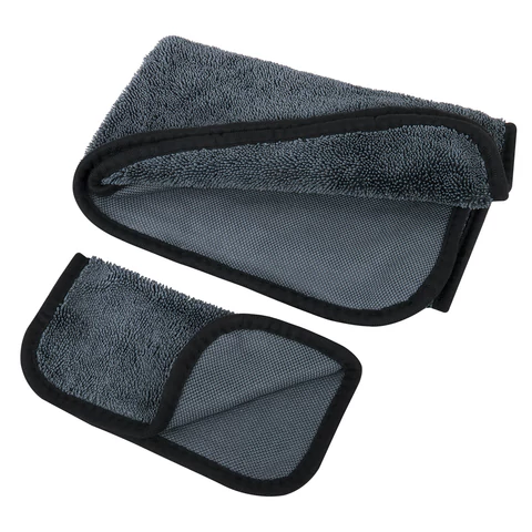 Салфетки из микрофибры для авто супервпитывающие КОМПЛЕКТ 2 шт. (1 шт. – 50х60 см, 1 шт. – 20х20 см), DASWERK (ДАСВЕРК), 609485 - МСК «Форвард»