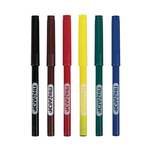 Фломастеры ПИФАГОР "Космическая одиссея", 6 цветов, вентилируемый колпачок, 152443 - МСК «Форвард»