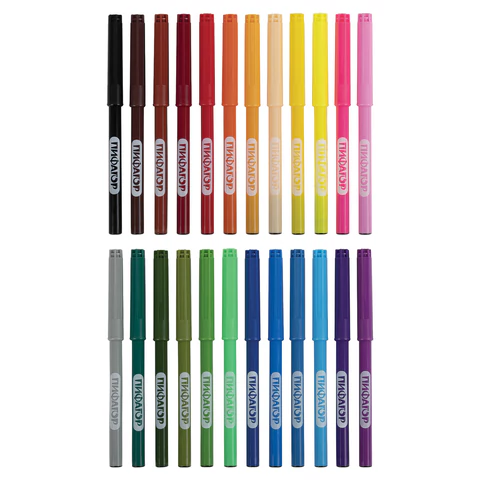 Фломастеры ПИФАГОР "Космическая одиссея", 24 цвета, вентилируемый колпачок, 152446 - МСК «Форвард»