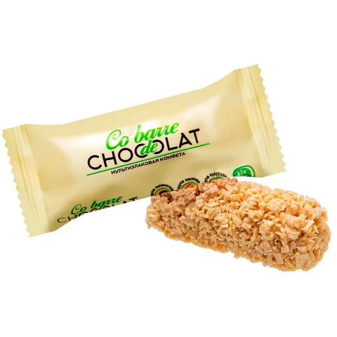 Конфеты мультизлаковые CO BARRE DE CHOCOLAT, ассорти в белой и темной глазури, 900 г 624017 - МСК «Форвард»