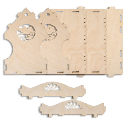 Конструктор, кормушка для птиц, сборная модель "Рябинка", 20х17х13 см, фанера, BAMBOX (БАМБОКС), 666180 - МСК «Форвард»